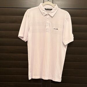 Travis Mathew White Golf Shirt